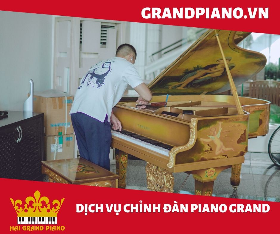LÊN DÂY ĐÀN PIANO GRAND G2 | GIA ĐÌNH 