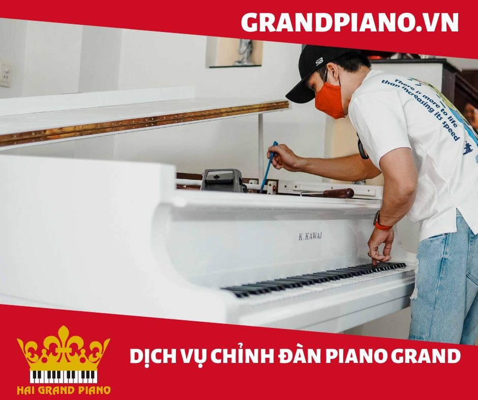 LÊN DÂY ĐÀN GRAND PIANO KAWAI 