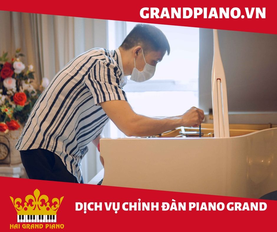 LÊN DÂY ĐÀN PIANO YAMAHA WHITE 