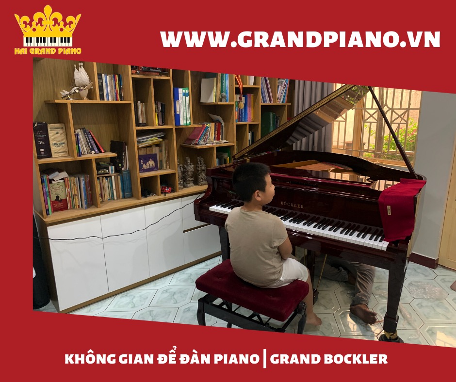 Không gian để đàn grand piano Bockler | Ngọc Thẩm 
