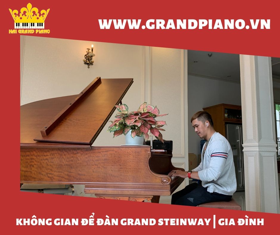 Không Gian Để Đàn Grand Piano Steinway | Khánh Quý