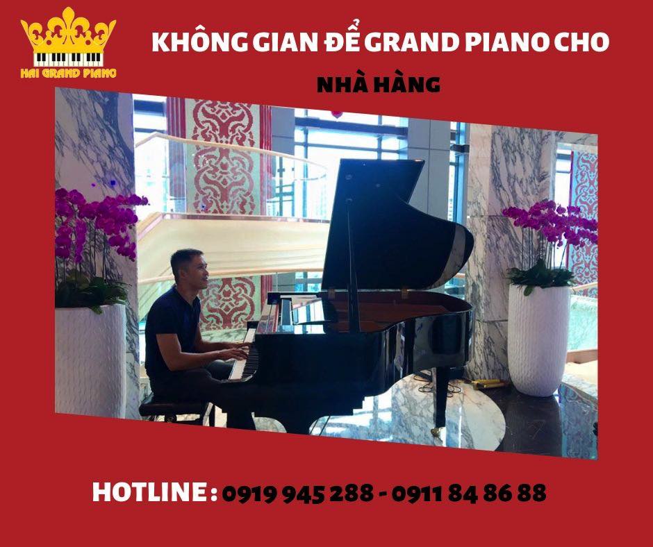 KHÔNG GIAN ĐỂ ĐÀN GRAND PIANO CHO NHÀ HÀNG 