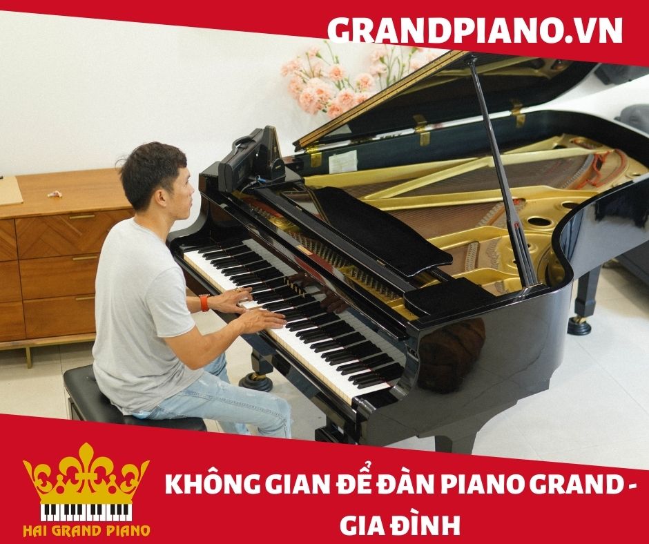 KHÔNG GIAN ĐỂ ĐÀN PIANO YAMAHA C7 | QUẬN 2 | HCM 