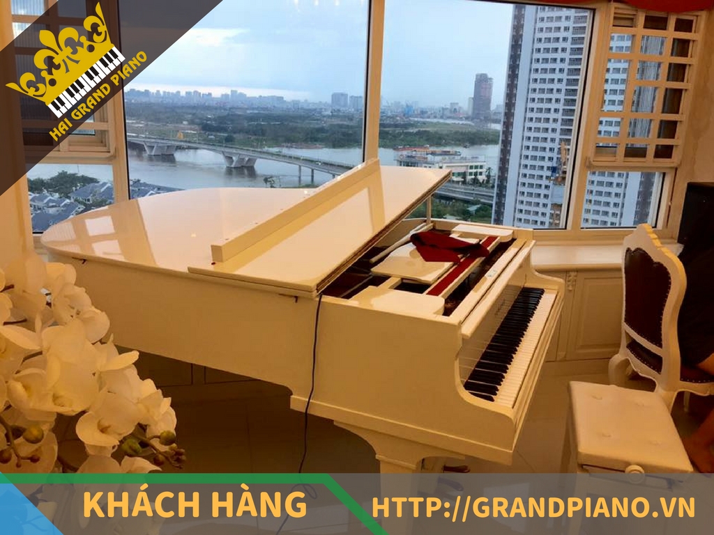 Thanh Trúc - Đàn Grand Piano Yamaah G3A Màu Trắng