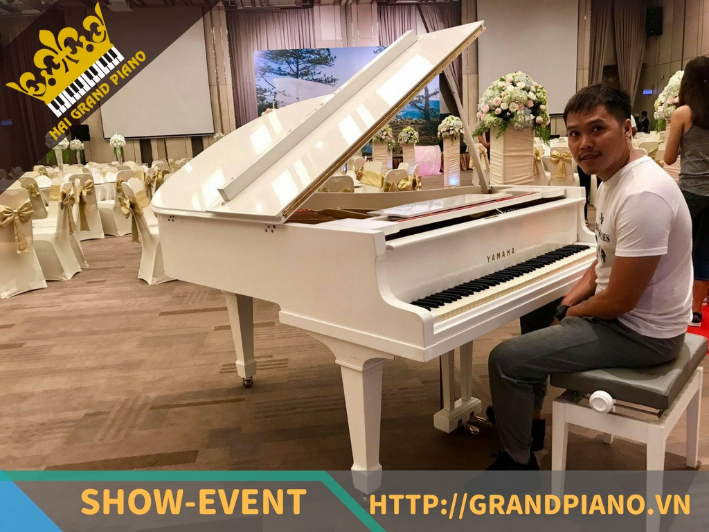 BẠCH KIM Center - Đàn Grand Piano Yamaha G2 White