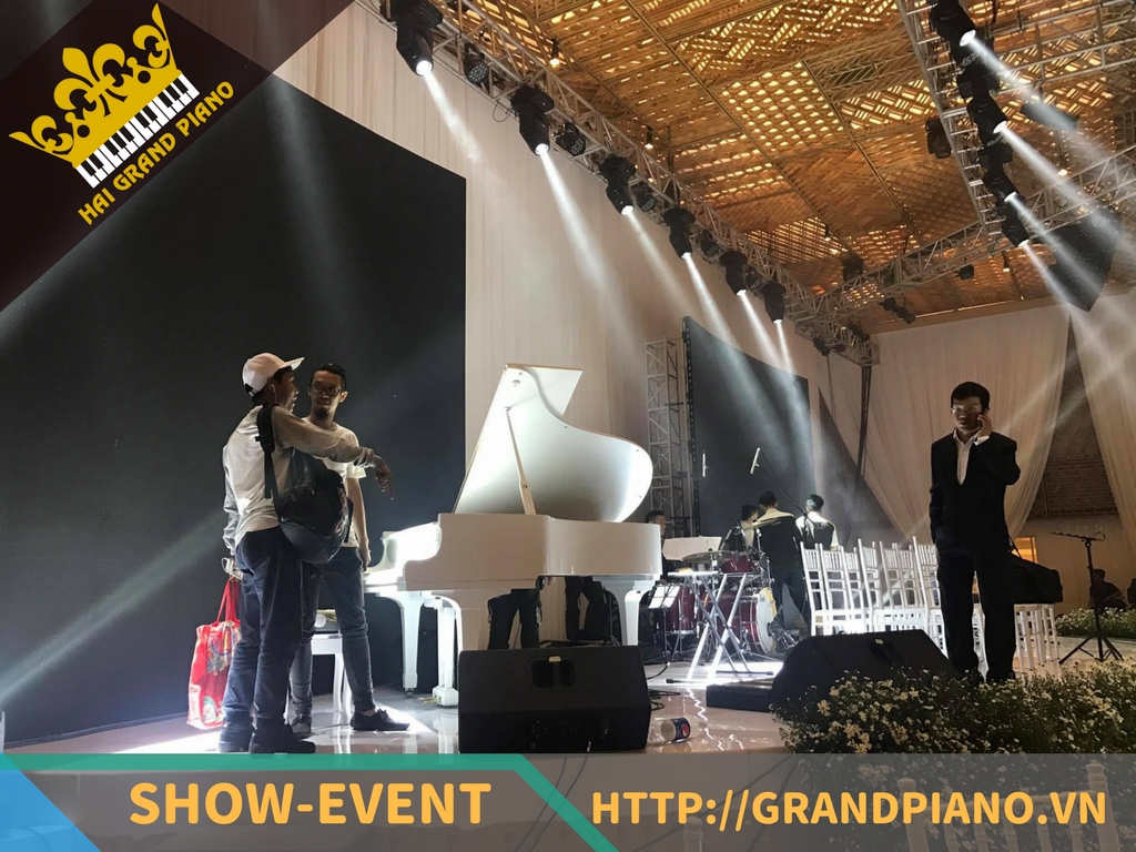 POLLUX- Đàn Grand Piano Yamaha G3E White 
