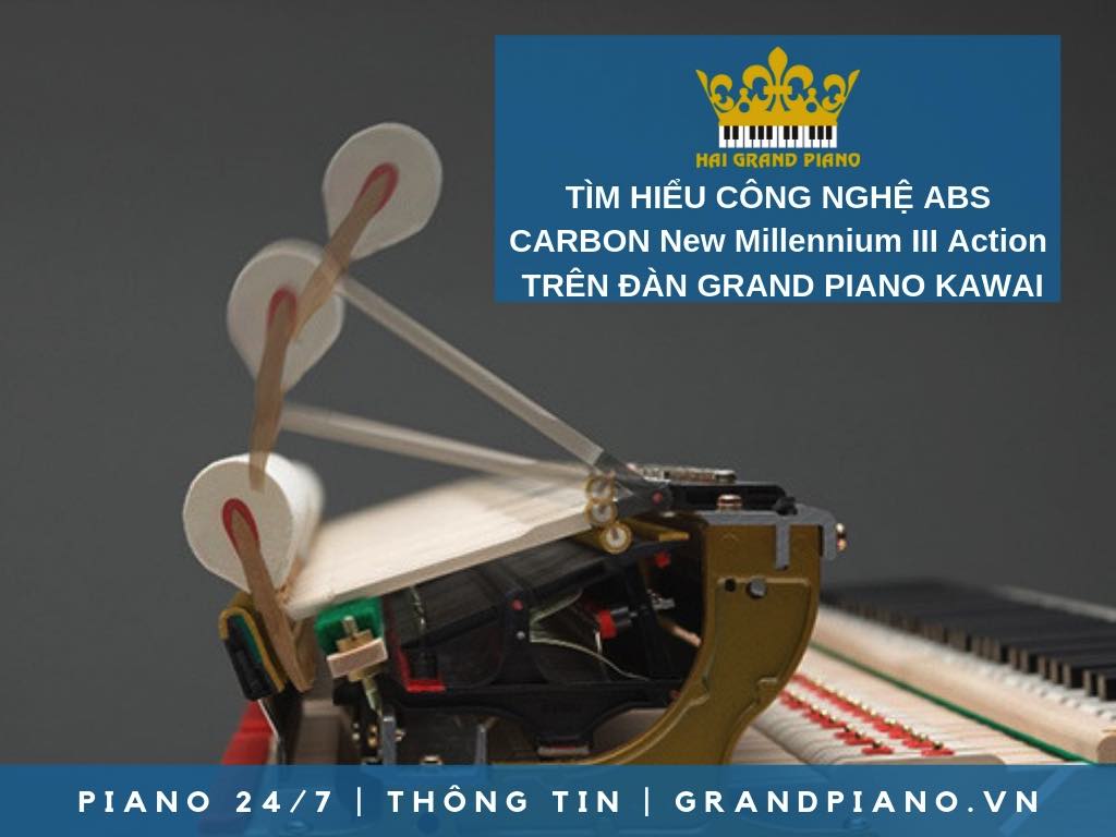 CÔNG NGHỆ Millennium III Action BÊNTRONG BỘ MÁY ĐÀN GRAND KAWAI PIANO 