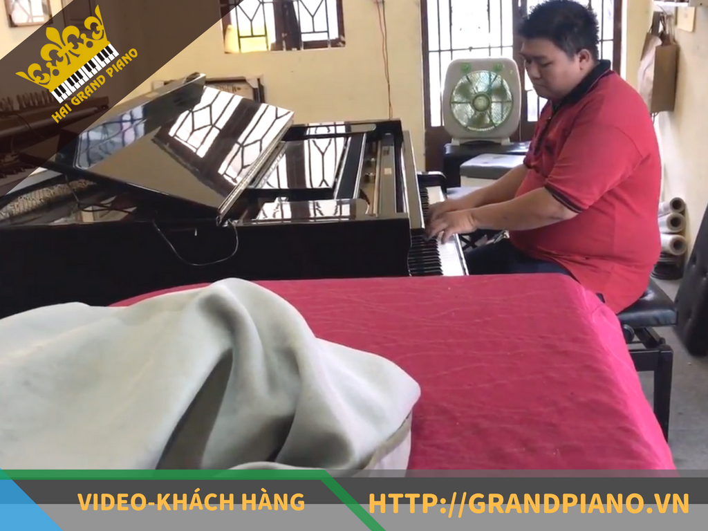 Khách Hàng Thử Đàn Grand Piano Yamaha G5E 