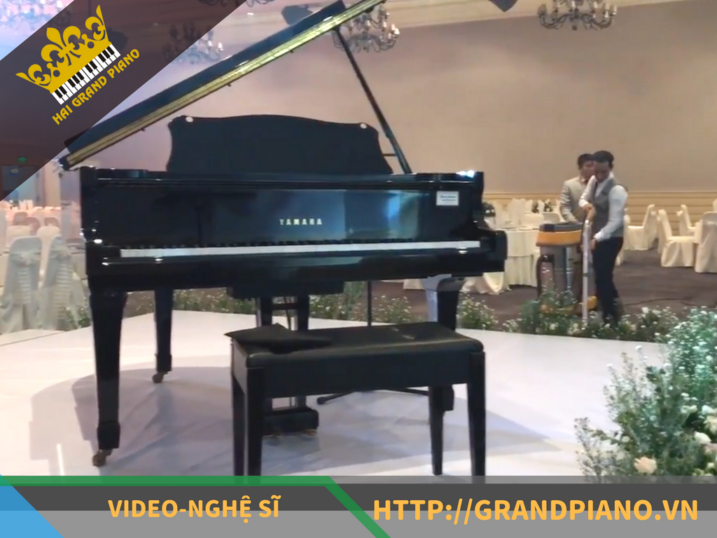 Grand Piano Yamaha C3B Trong Sự Kiện Tại White Balace